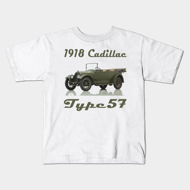 Vintage Car Kids T-Shirt by Z1